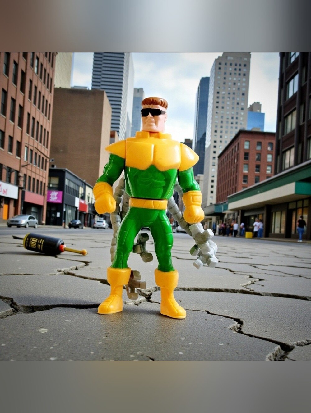 1995 Toy Biz Spider-Man Animated Series 4" Dr. Octopus action figure McDonald's